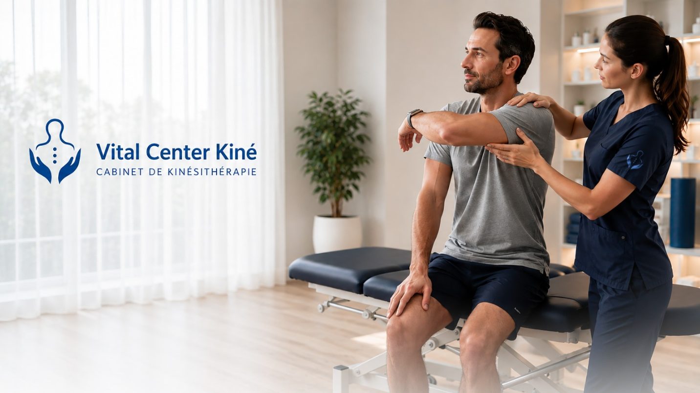 Séance de kinésithérapie au Vital Center Kiné